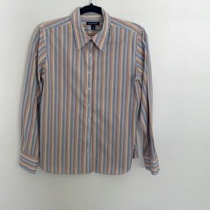 Lands’ End blouse Size 10 Wrinkle Free fabric